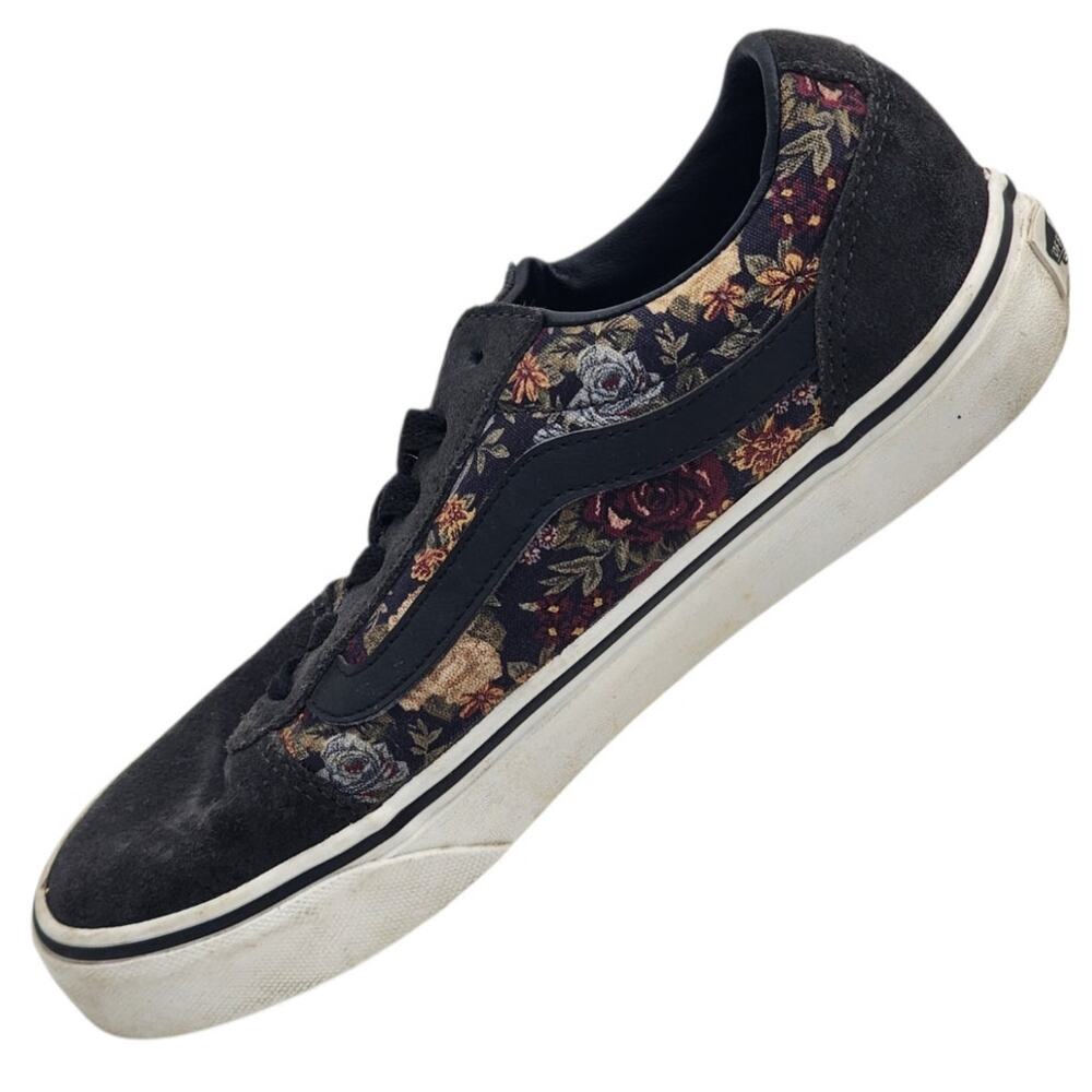 Vans Off the Wall Old Skool Womens 7 Floral Skate Shoes Y2K Sneakers Low Top